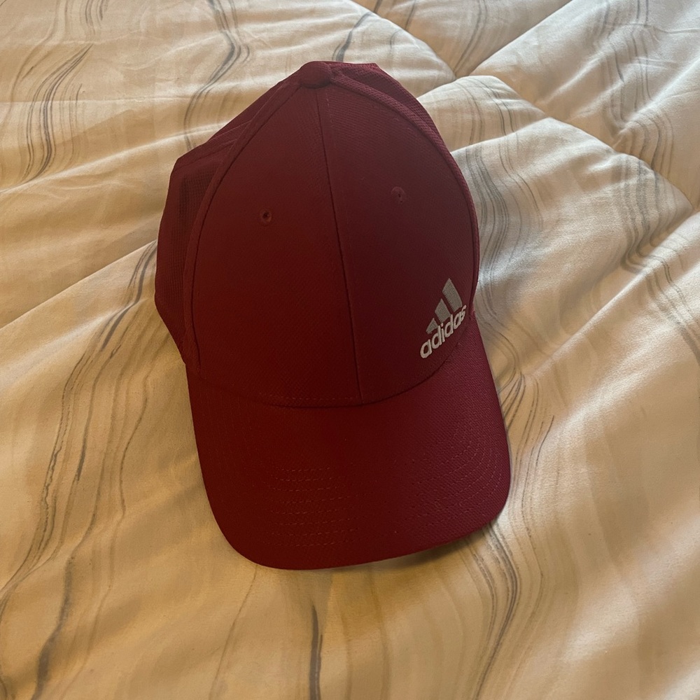 Maroon Adidas Hat